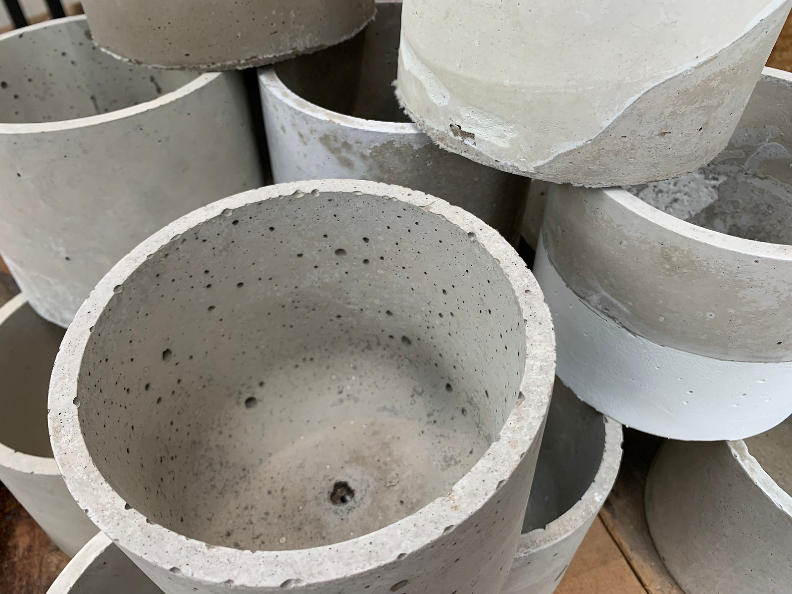 Concrete Plant Pot 15cm
